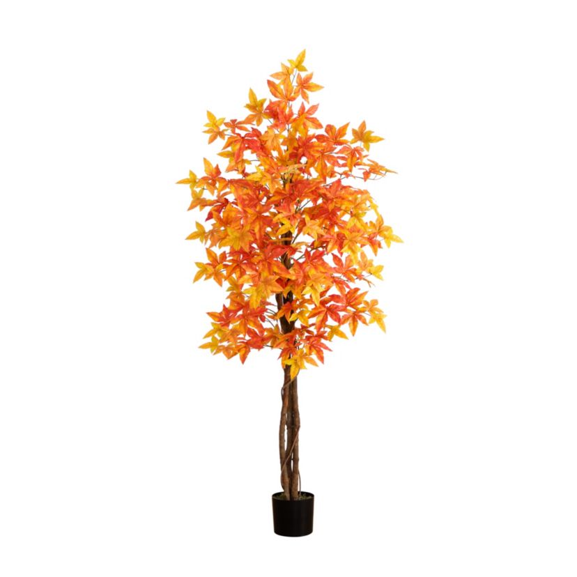 6ft. Autumn Deluxe Maple Artificial Fall Tree