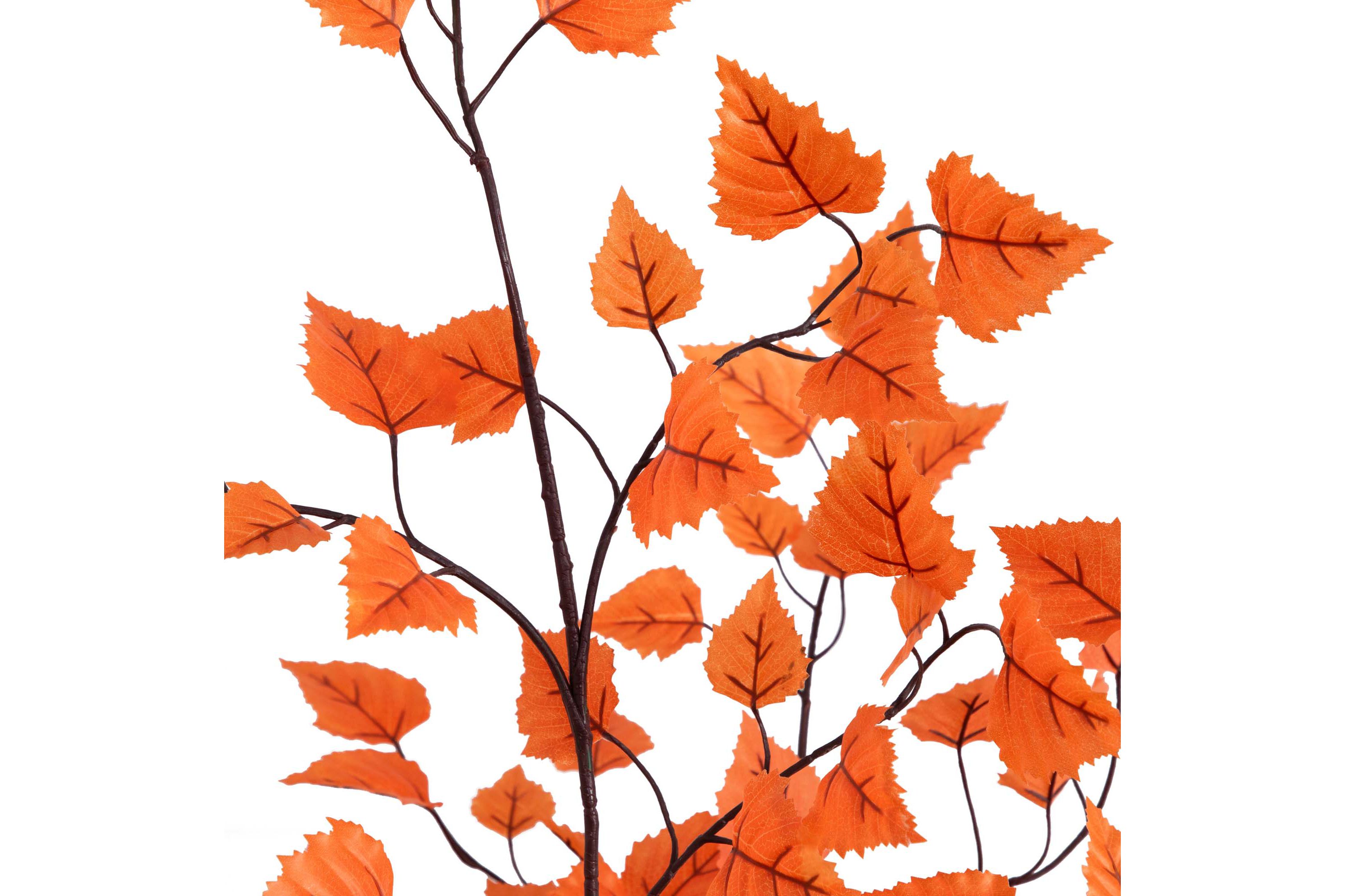 6ft. Autumn Paper Birch Artificial Fall Tree