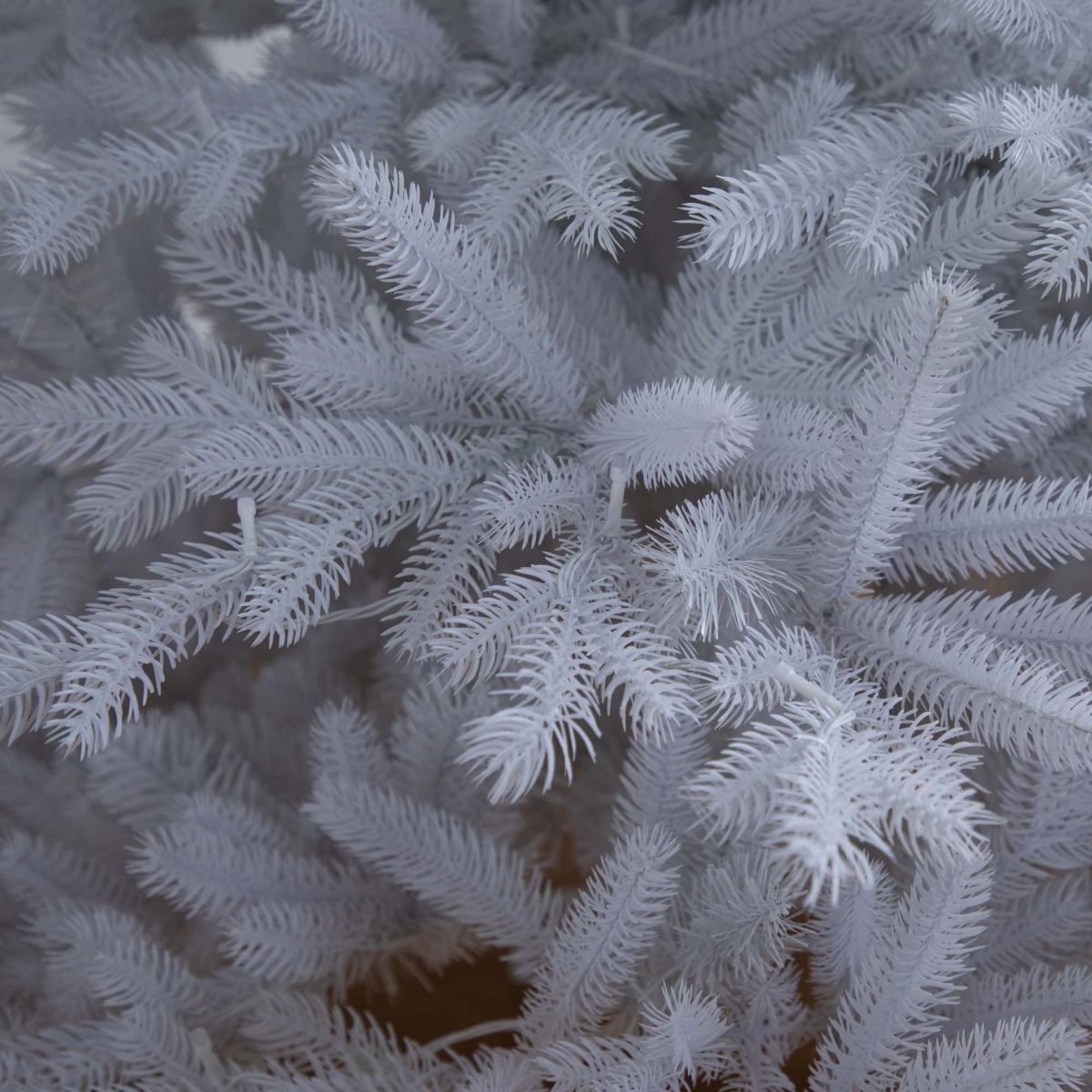 7ft. Pre-Lit Artificial White California Spruce Christmas Tree with 440 Color Changing LED Lights