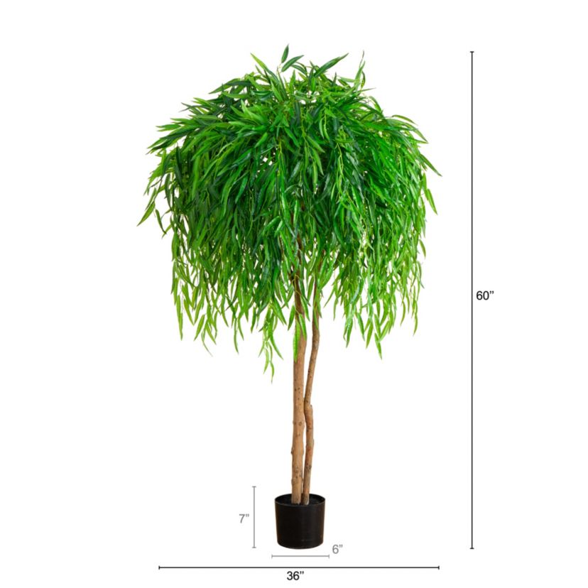 5ft. Willow Artificial Tree (Real Touch)
