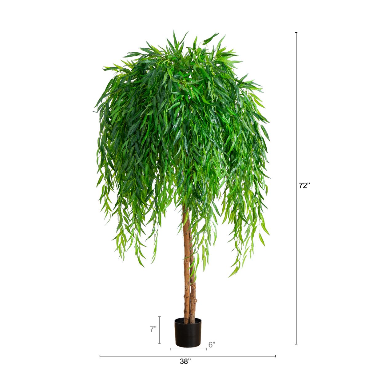 6ft. Willow Artificial Tree (Real Touch)