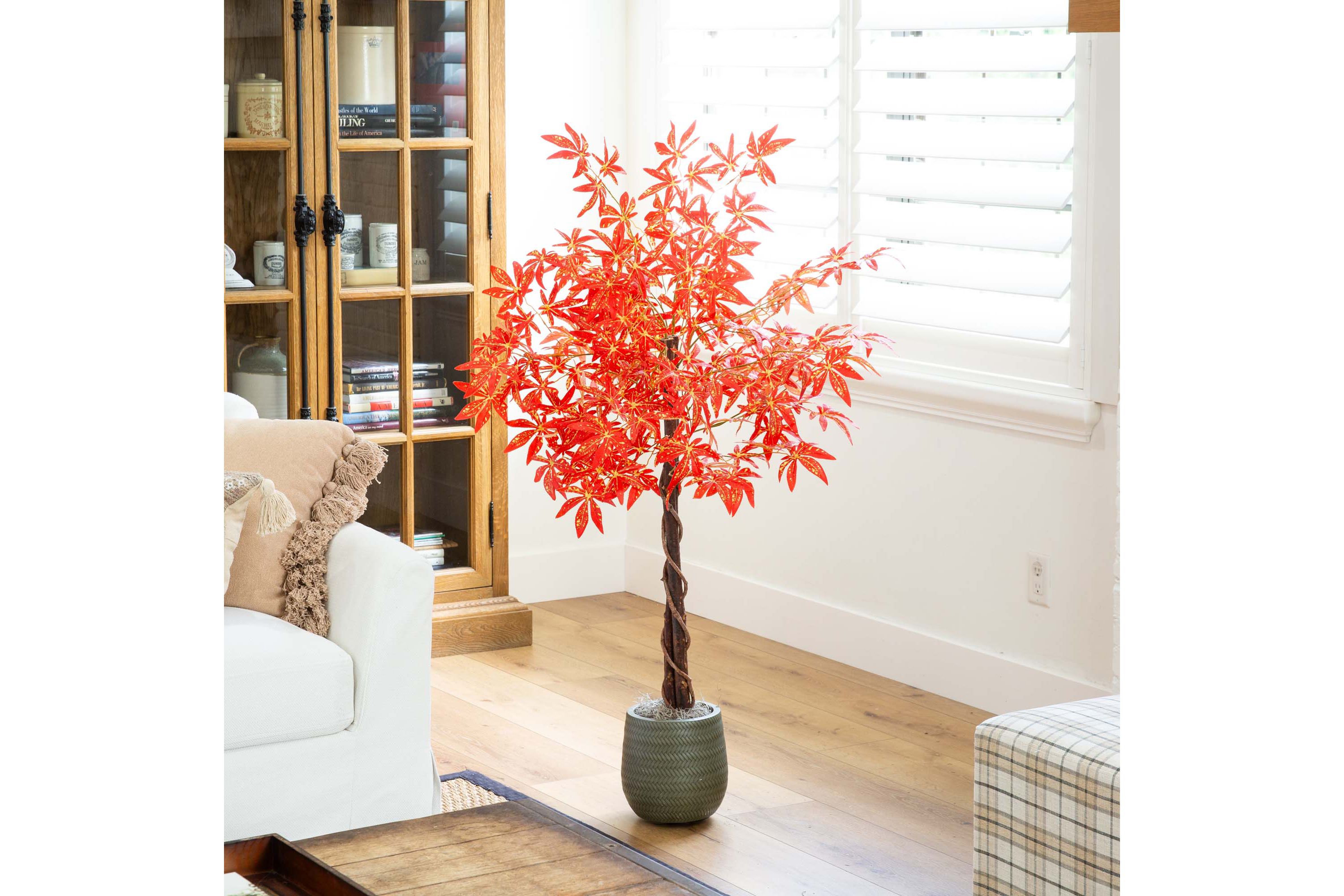 4ft. Autumn Vibrant Maple Artificial Fall Tree