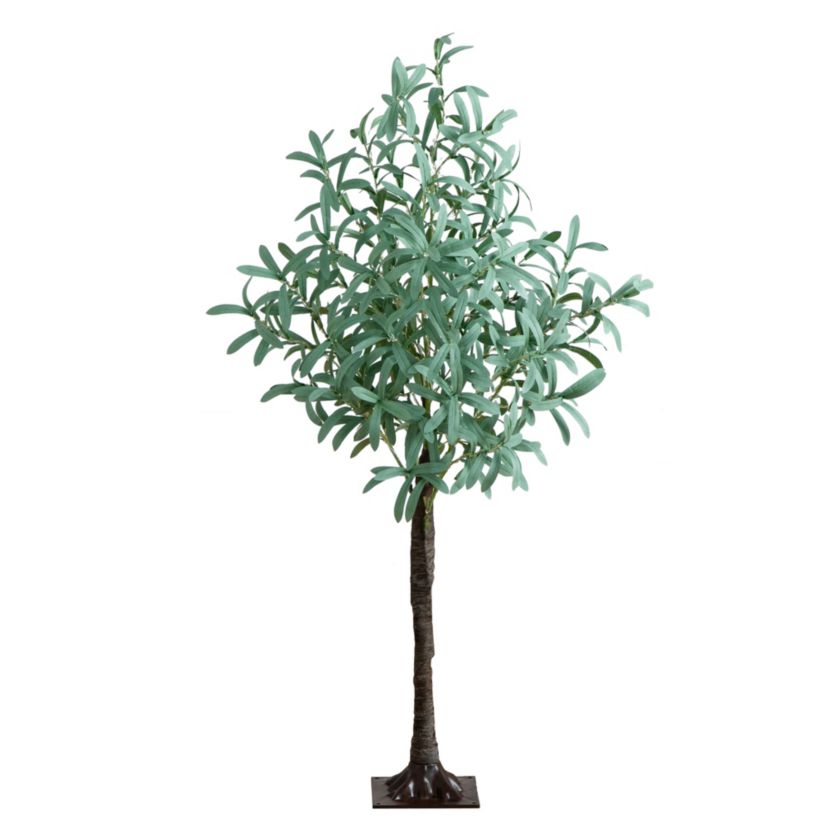 4ft. Lighted Artificial Olive Tree with 240 Warm White LED Lights