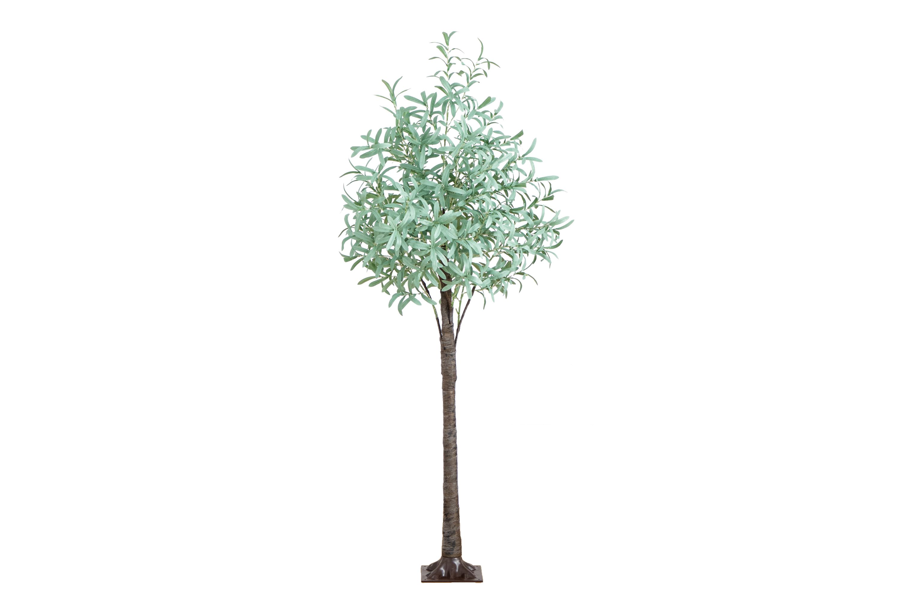 6ft. Lighted Artificial Olive Tree with 420 Warm White LED Lights