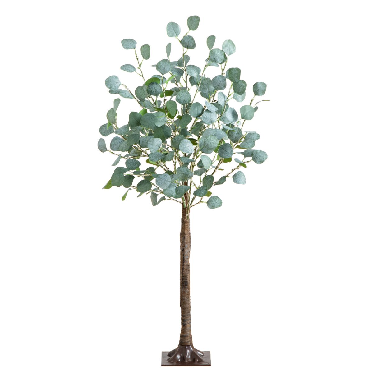 4ft. Lighted Artificial Eucalyptus Tree with 240 Warm White LED Lights