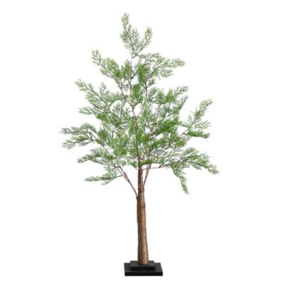 Nearly Natural 3ft. Lighted Artificial Cypress Tree with 120 Warm White LED Lights