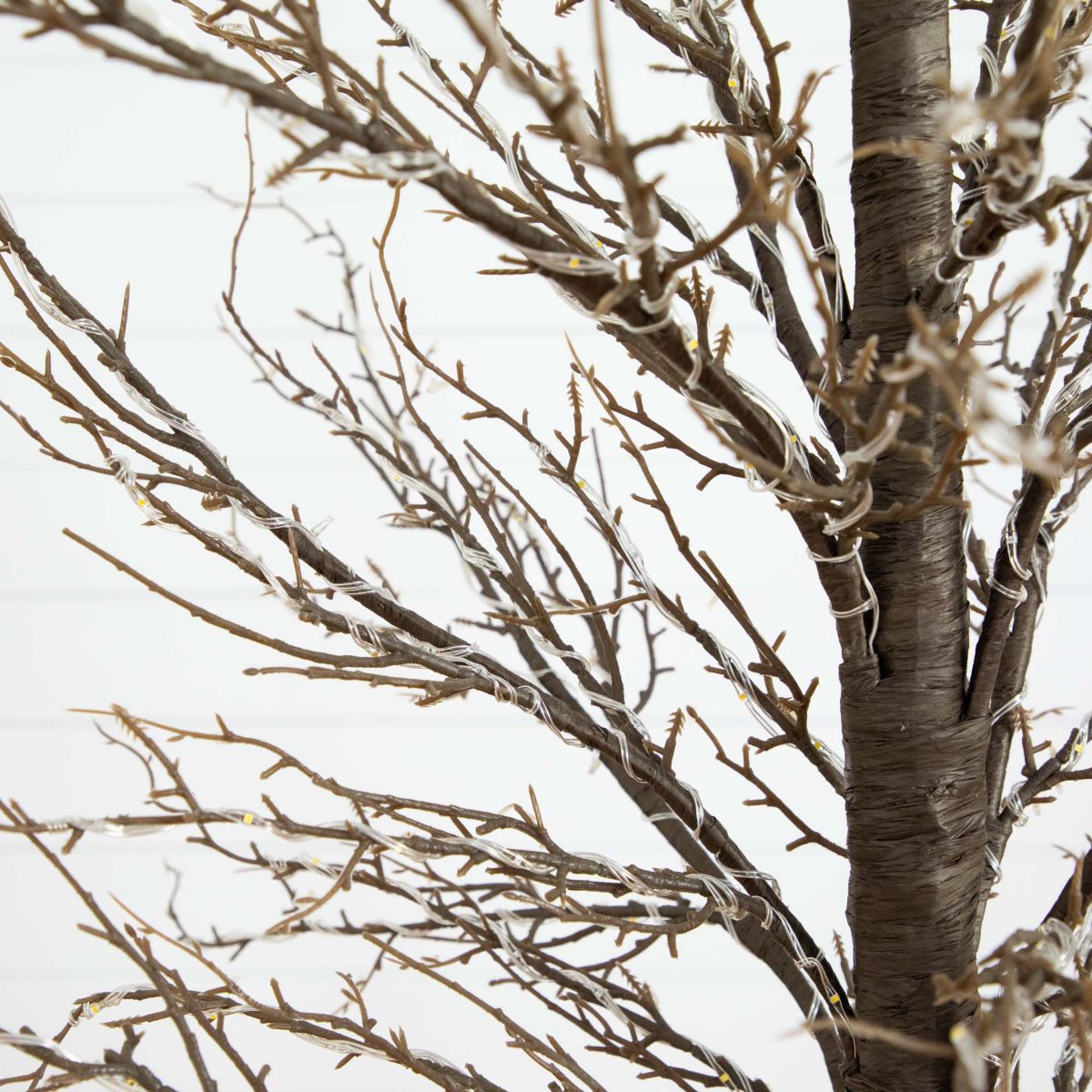 6ft. Pre-Lit Artificial Twig Tree with 480 Warm White LED Lights