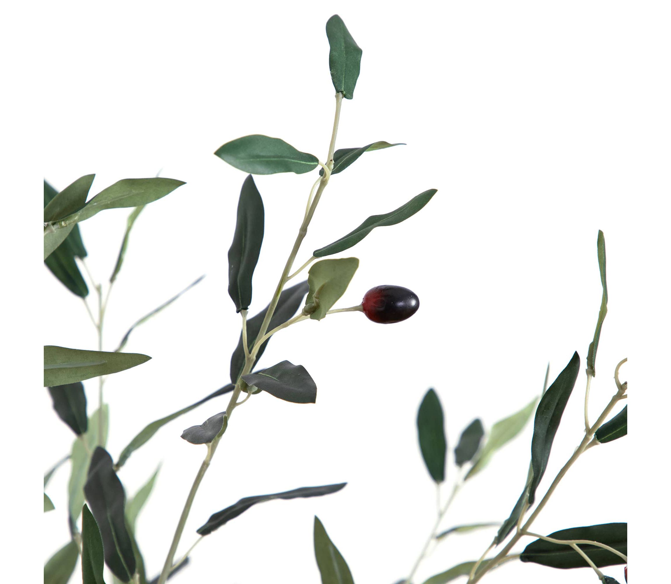 5-Foot Artificial Slim Minimalist Olive Tree