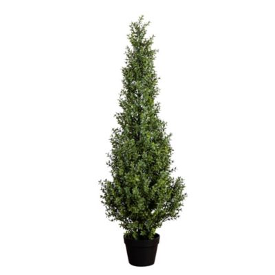 Nearly Natural 4-Foot UV Resistant Artificial Boxwood Topiary Tree (Indoor/Outdoor)