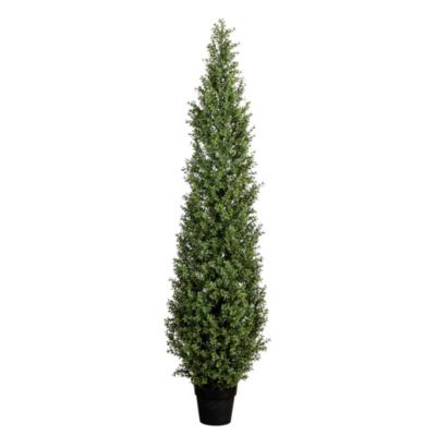 Nearly Natural 6-Foot UV Resistant Artificial Boxwood Topiary Tree (Indoor/Outdoor)