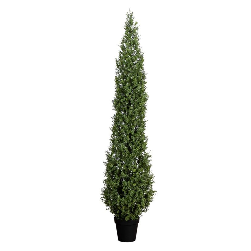 7-Foot UV Resistant Artificial Boxwood Topiary Tree (Indoor/Outdoor)