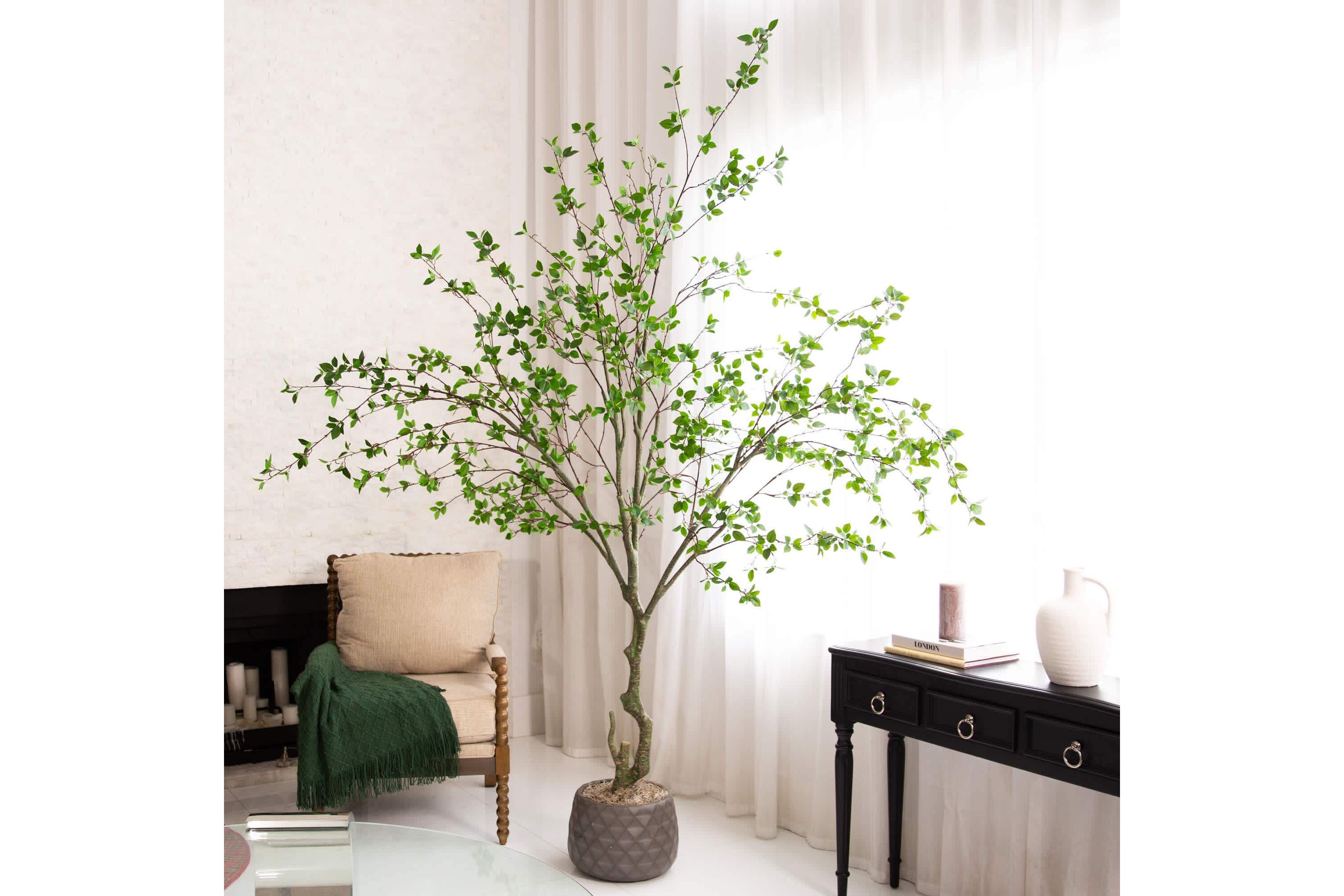 10-Foot Minimalist Citrus Artificial Tree