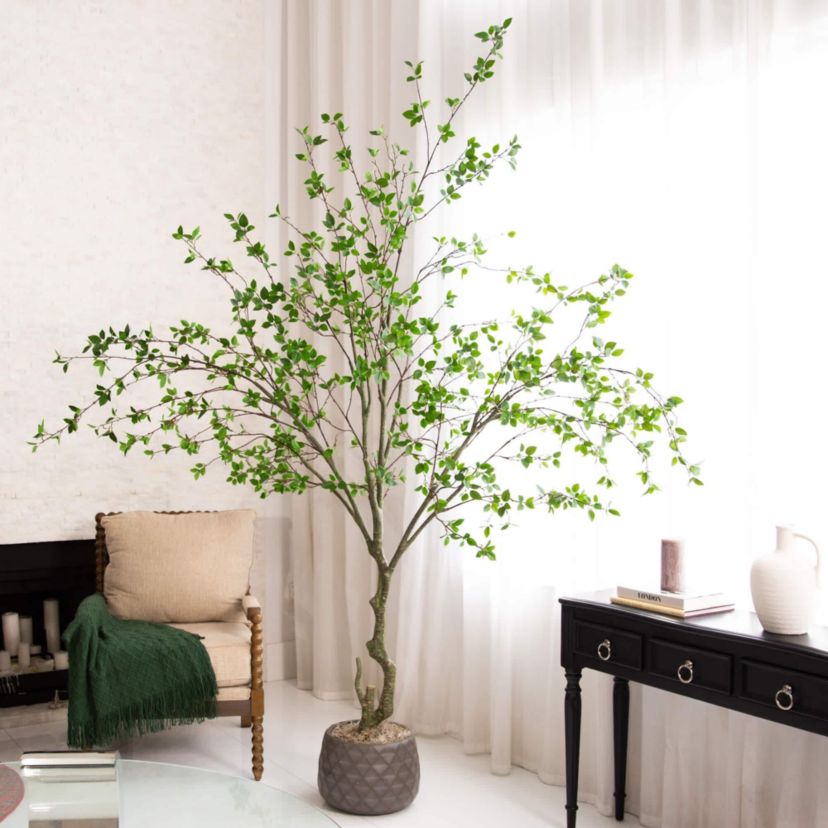 10-Foot Minimalist Citrus Artificial Tree