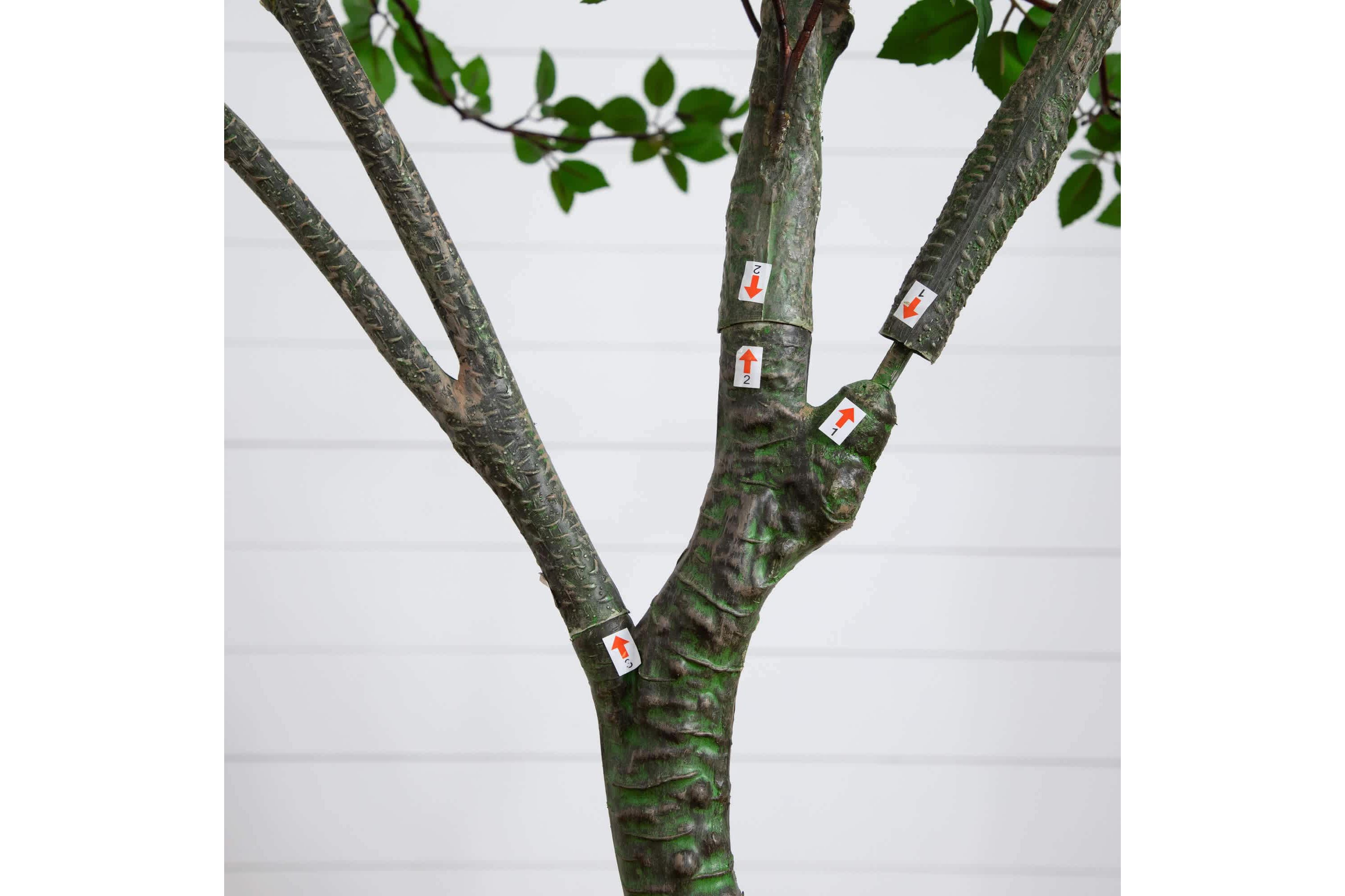 10-Foot Minimalist Citrus Artificial Tree