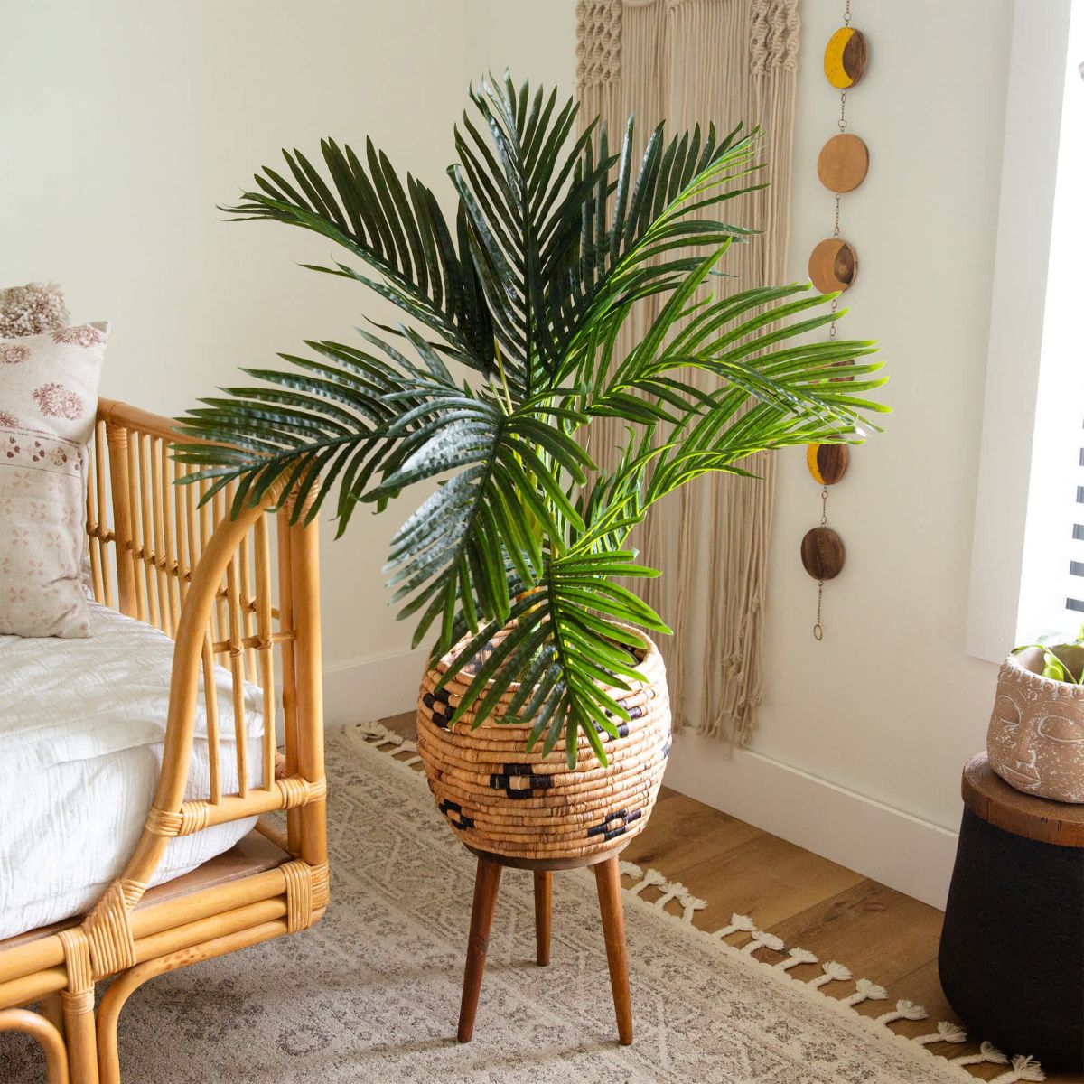 3-Foot Artificial Golden Cane Palm Tree