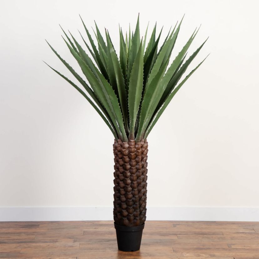 6-Foot UV Resistant Giant Artificial Agave Plant (Indoor/Outdoor)