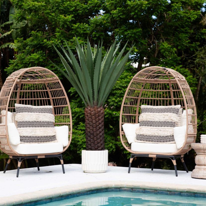 6-Foot UV Resistant Giant Artificial Agave Plant (Indoor/Outdoor)