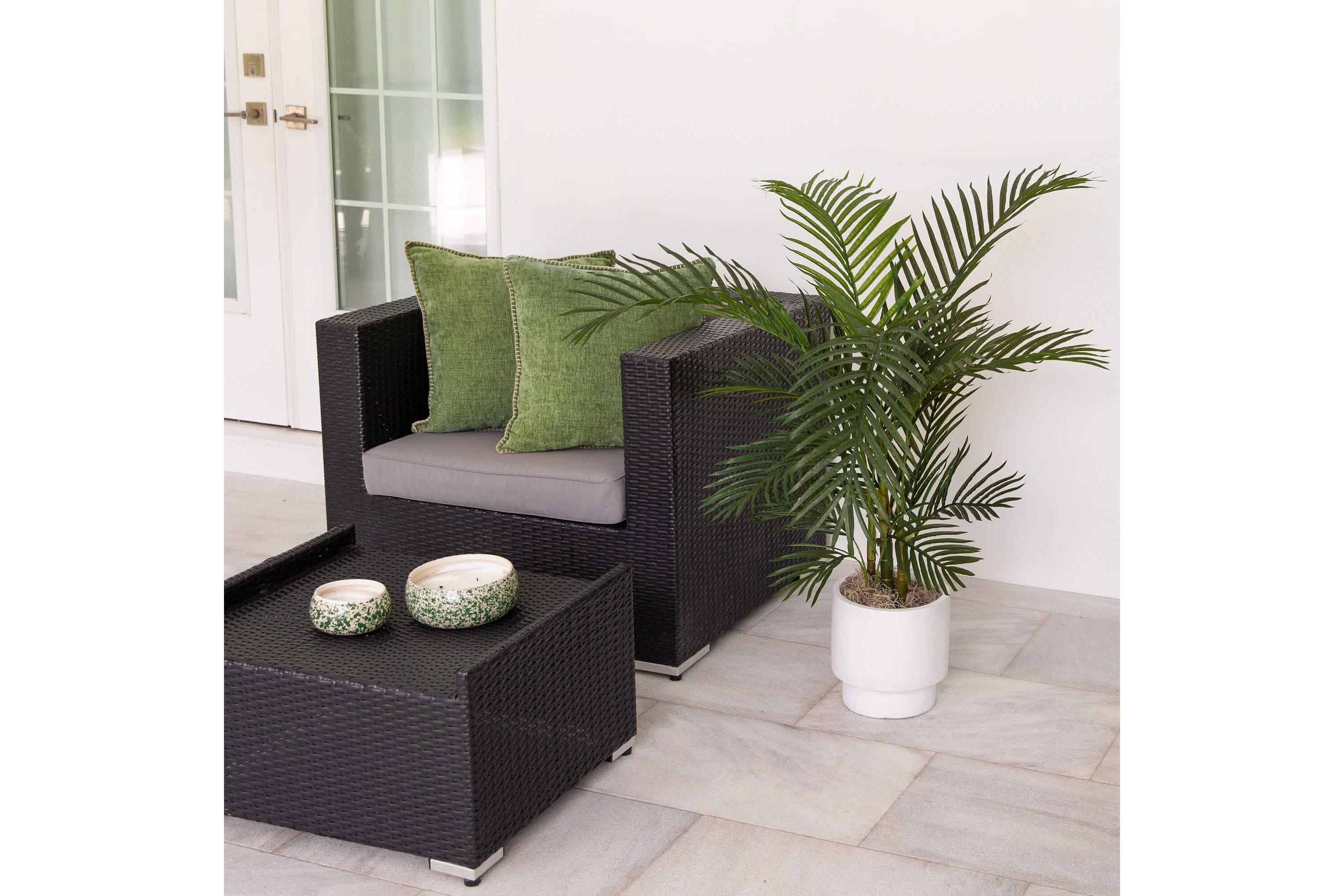 4-Foot UV Resistant Artificial Areca Palm Tree (Indoor/Outdoor)