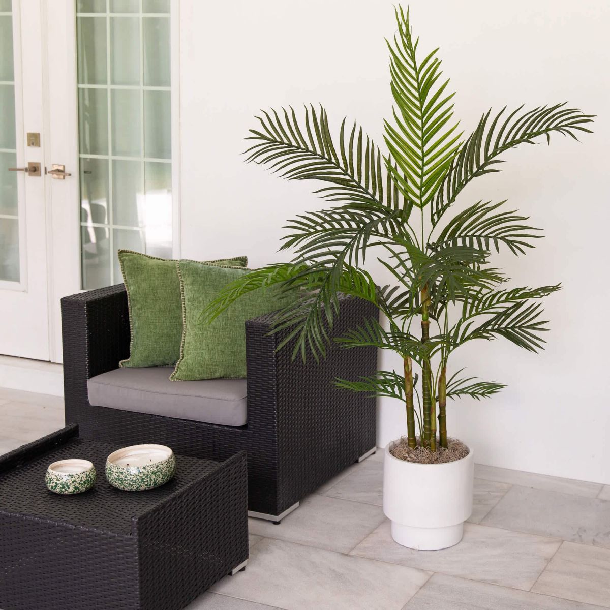5-Foot UV Resistant Artificial Areca Palm Tree (Indoor/Outdoor)