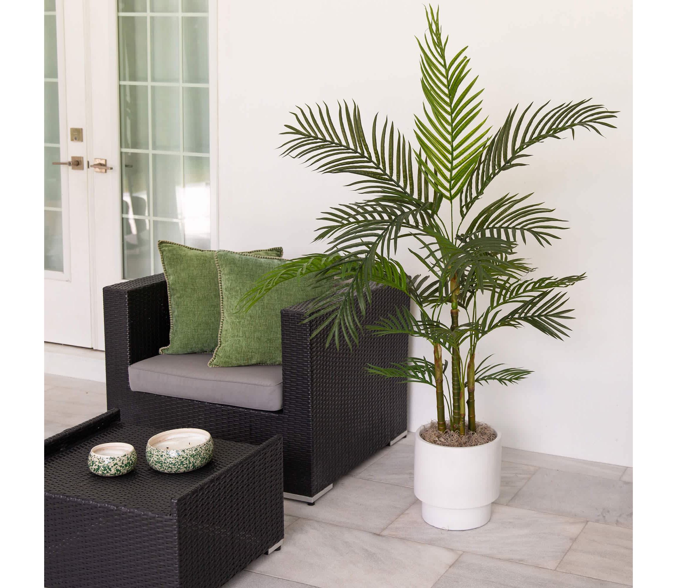 5-Foot UV Resistant Artificial Areca Palm Tree (Indoor/Outdoor)