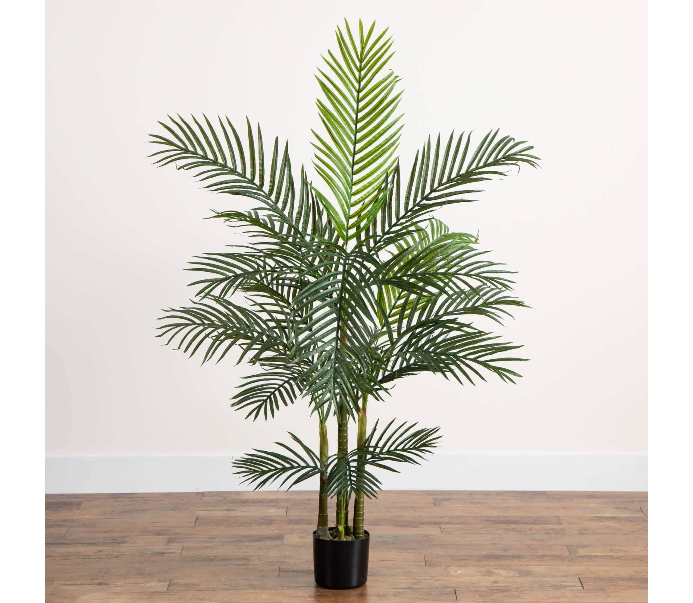 5-Foot UV Resistant Artificial Areca Palm Tree (Indoor/Outdoor)