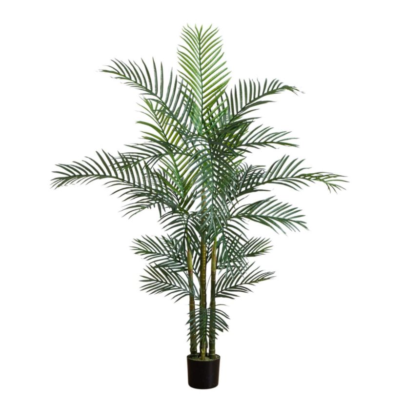 6-Foot UV Resistant Artificial Areca Palm Tree (Indoor/Outdoor)