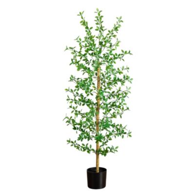 Nearly Natural 5-Foot Artificial Shady Lady Black Olive Tree, Green