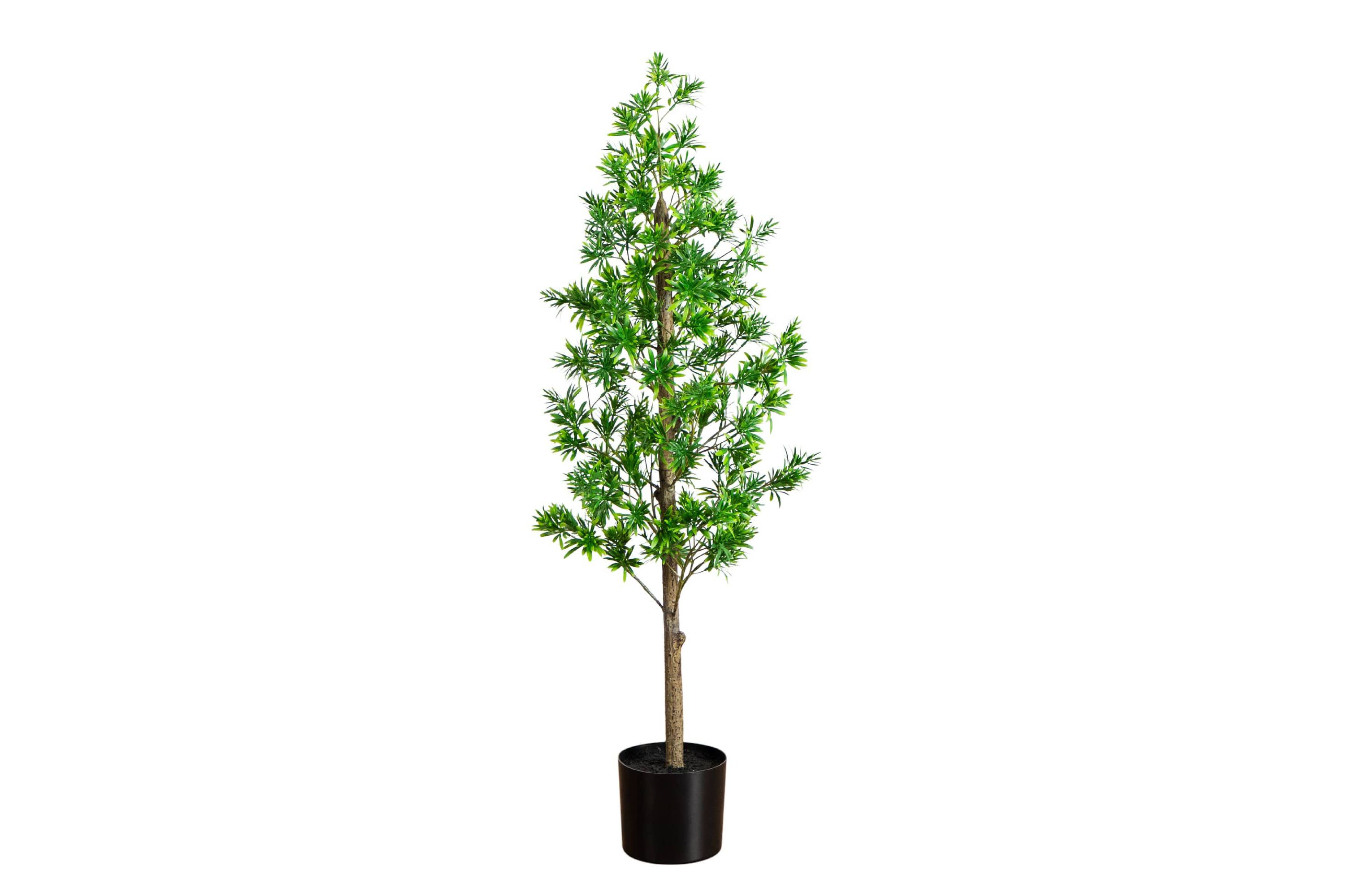 4-Foot UV Artificial Podocarpus Artificial Tree (Indoor/Outdoor)