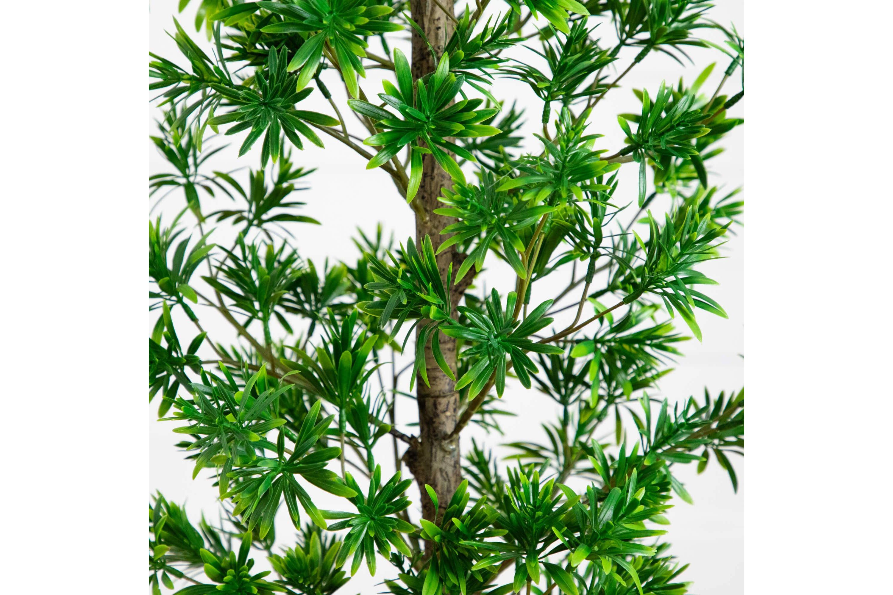 4-Foot UV Artificial Podocarpus Artificial Tree (Indoor/Outdoor)
