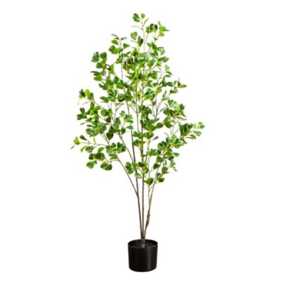 Nearly Natural 4-Foot Artificial Heart Shaped Ficus Leaf Tree