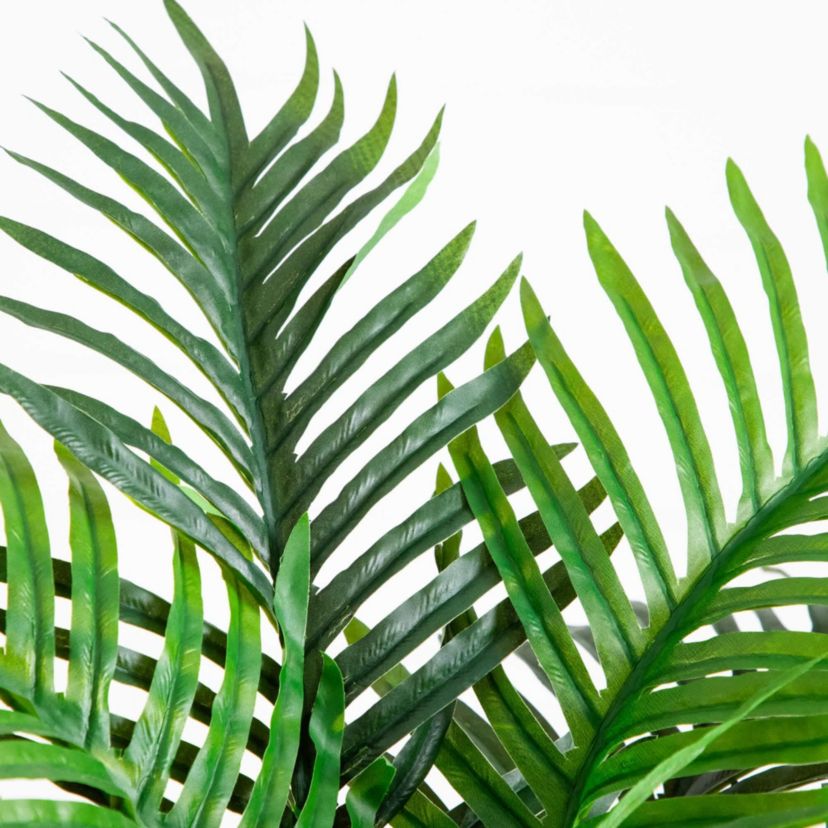 4-Foot UV Resistant Artificial Double Robellini Palm Tree (Indoor/Outdoor)