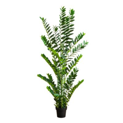 Nearly Natural 6-Foot Artificial Zamioculcas Plant, Green