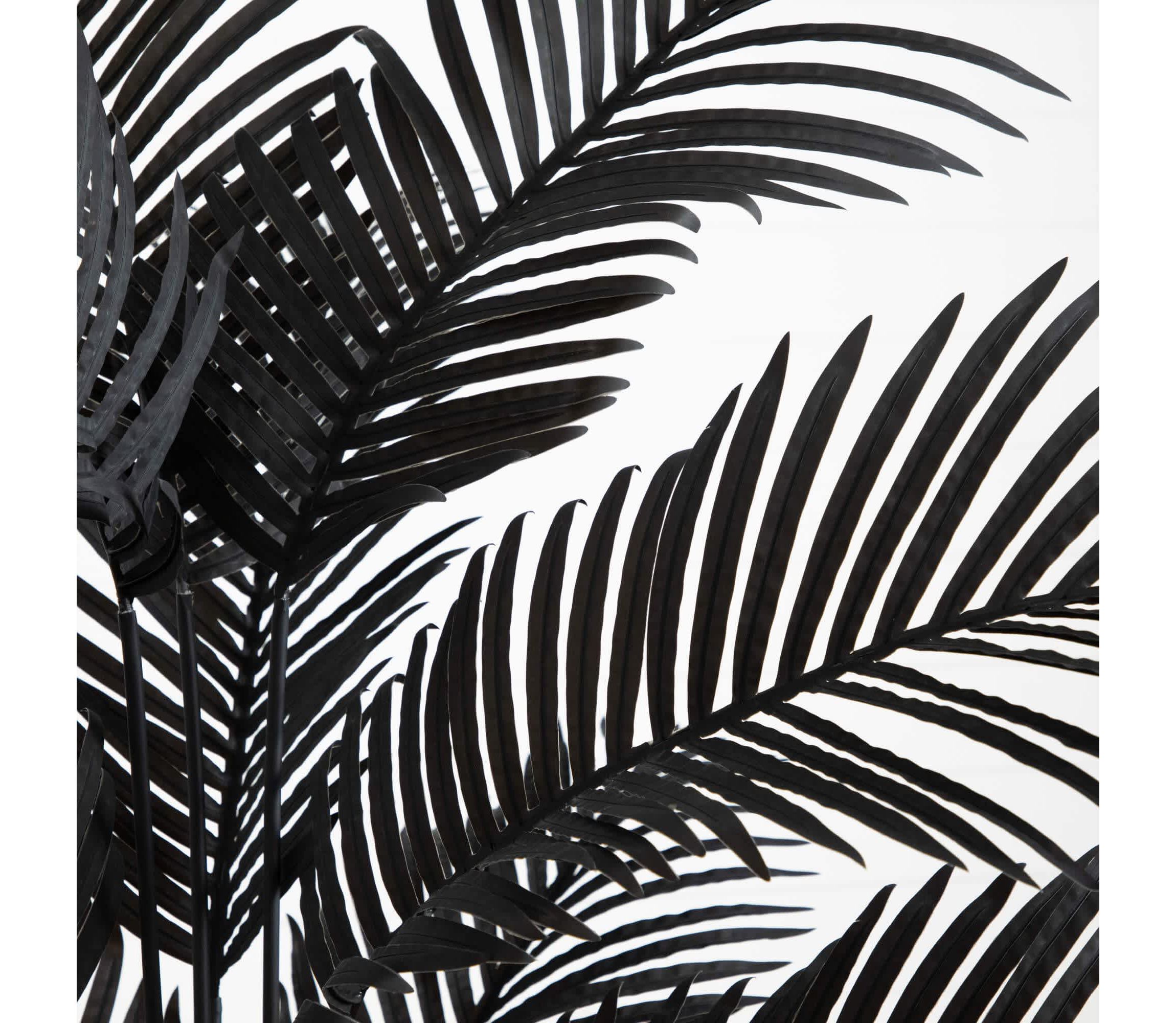 6-Foot Artificial Halloween Black Paradise Palm Tree