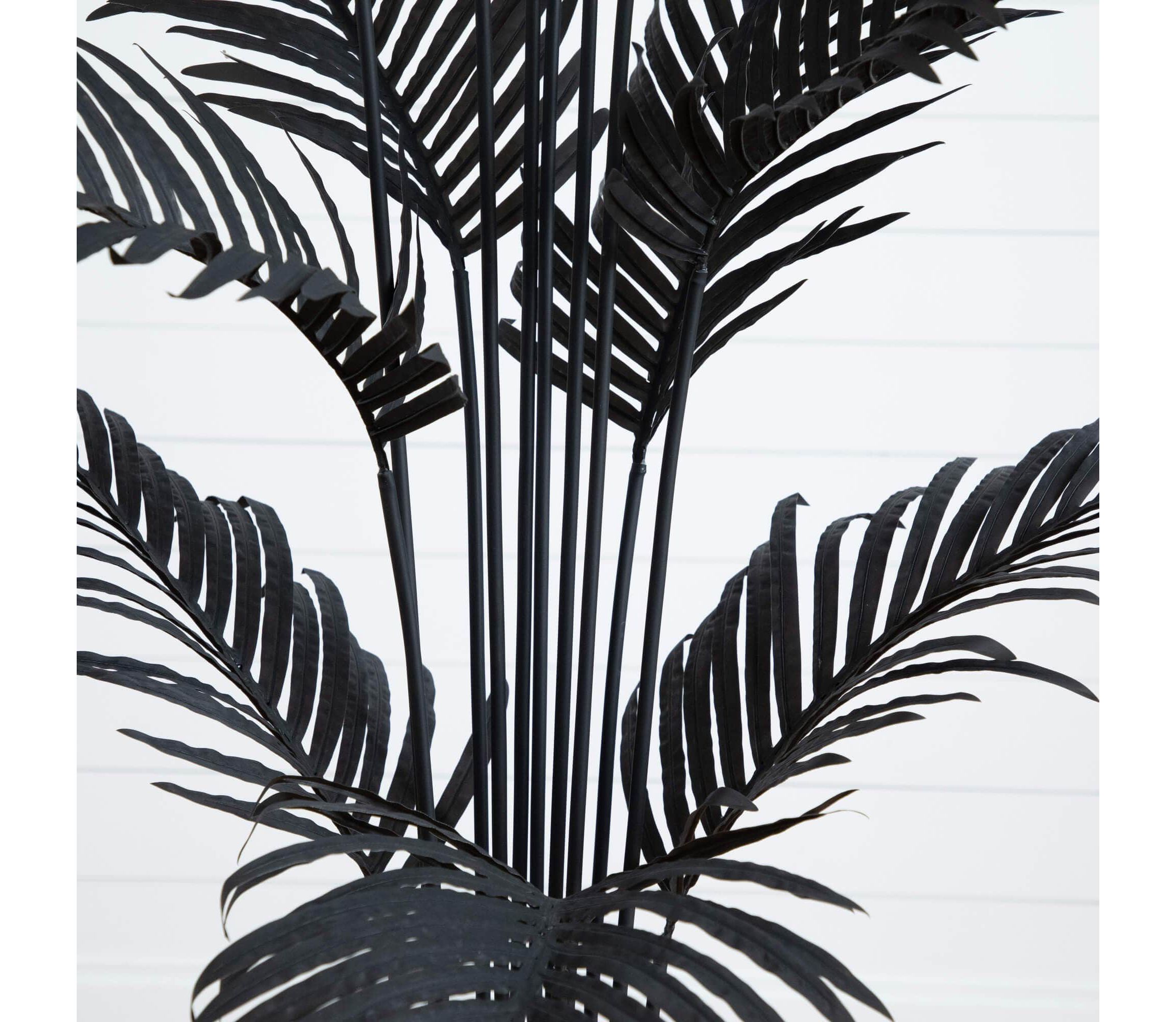 6-Foot Artificial Halloween Black Paradise Palm Tree