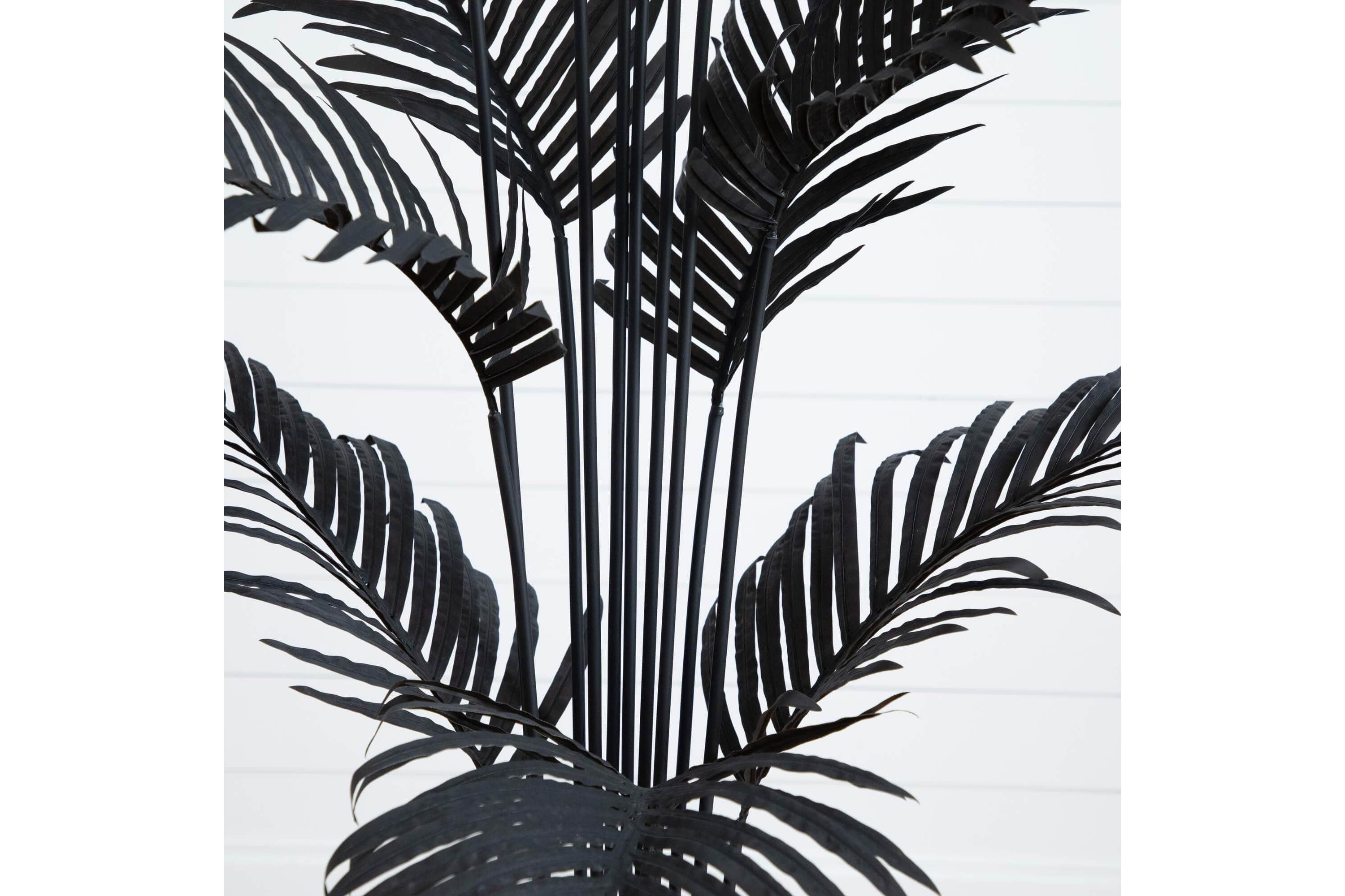 6-Foot Artificial Halloween Black Paradise Palm Tree