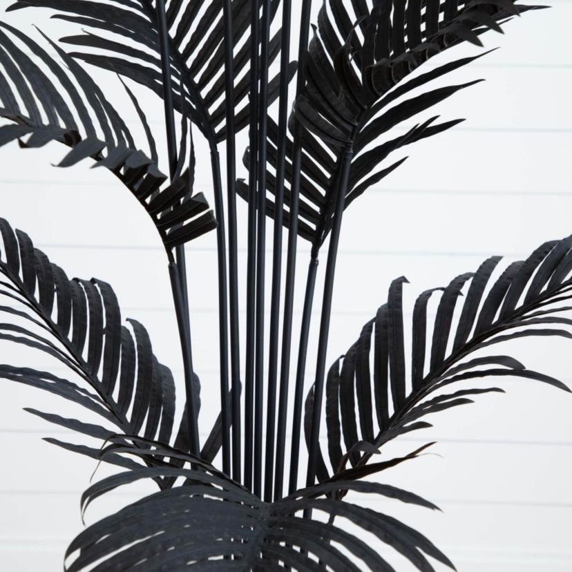 6-Foot Artificial Halloween Black Paradise Palm Tree