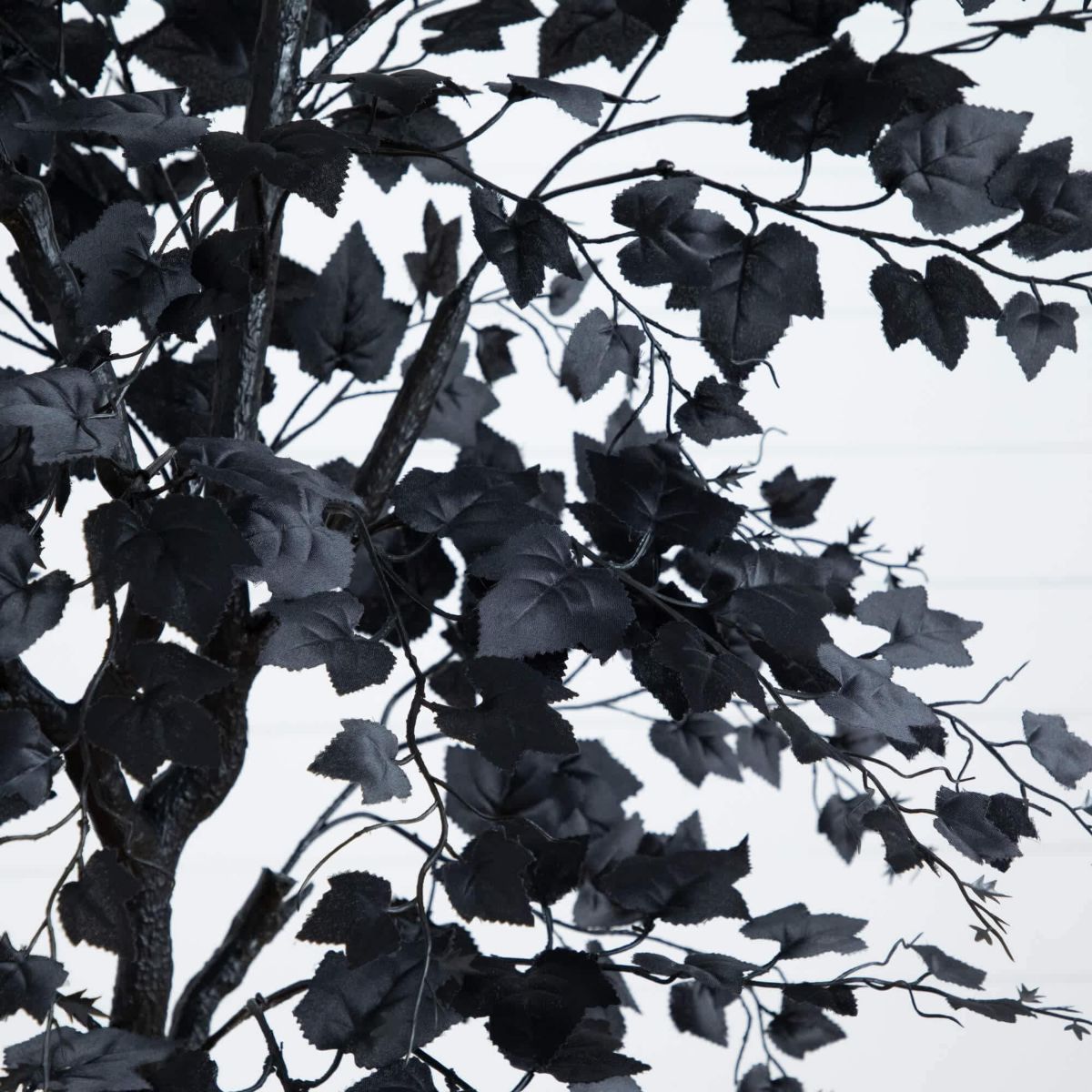 6-Foot Artificial Halloween Black Maple Tree