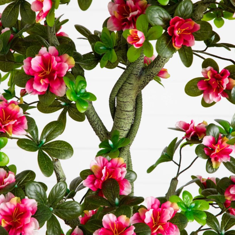 6-Foot UV Resistant Artificial Azalea Tree (Indoor/Outdoor)