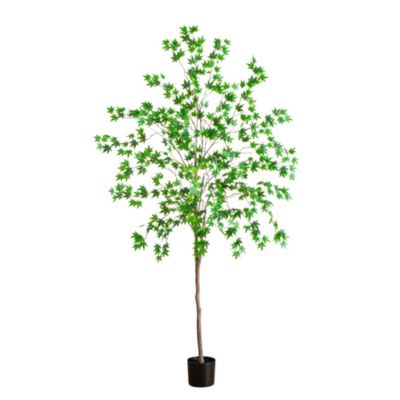 Nearly Natural 6-Foot Artificial Maple Tree, Green