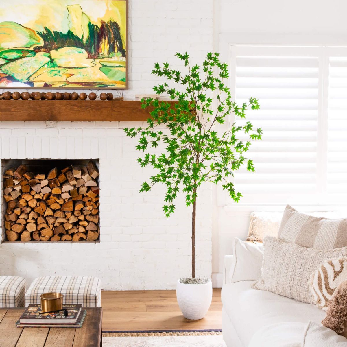 6-Foot Artificial Maple Tree