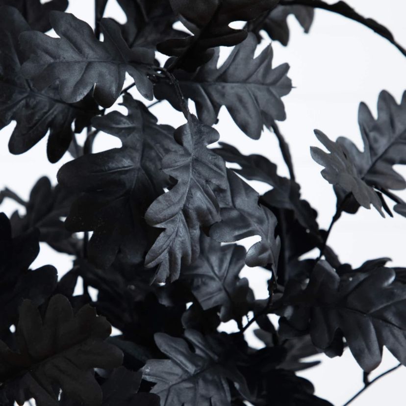 5-Foot Artificial Halloween Black Oak Tree