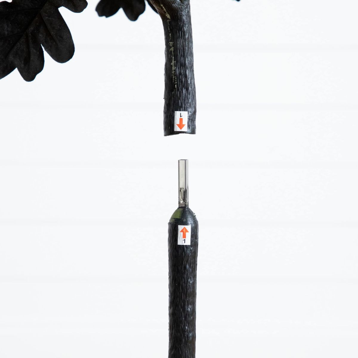 5-Foot Artificial Halloween Black Oak Tree