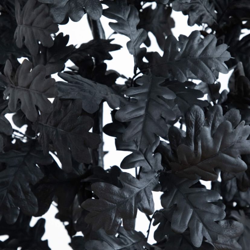 6-Foot Artificial Halloween Black Oak Tree