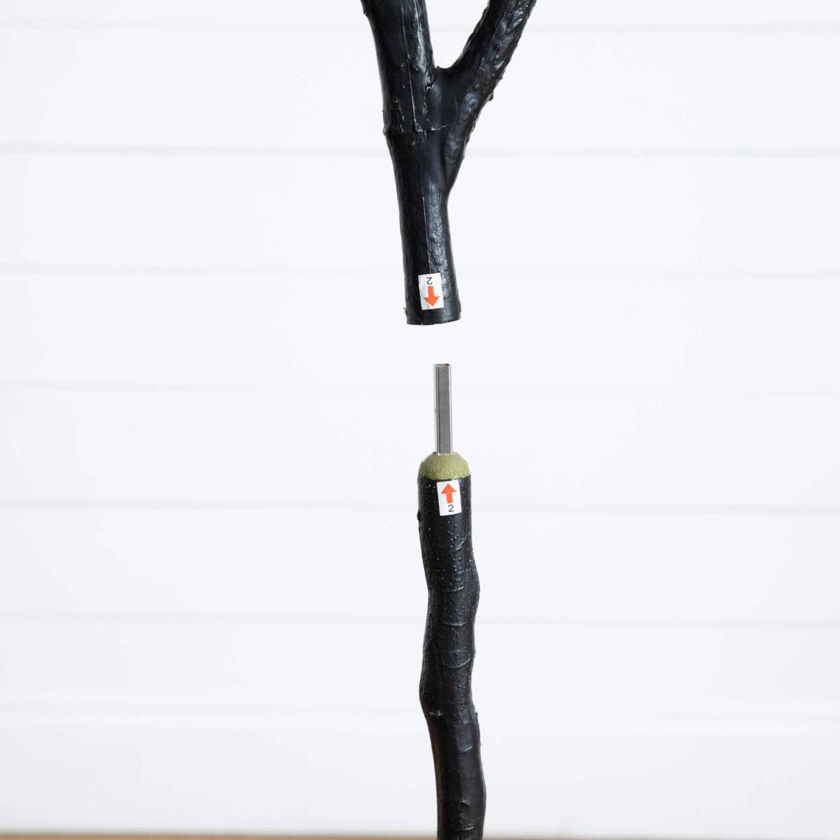 6-Foot Artificial Halloween Black Oak Tree