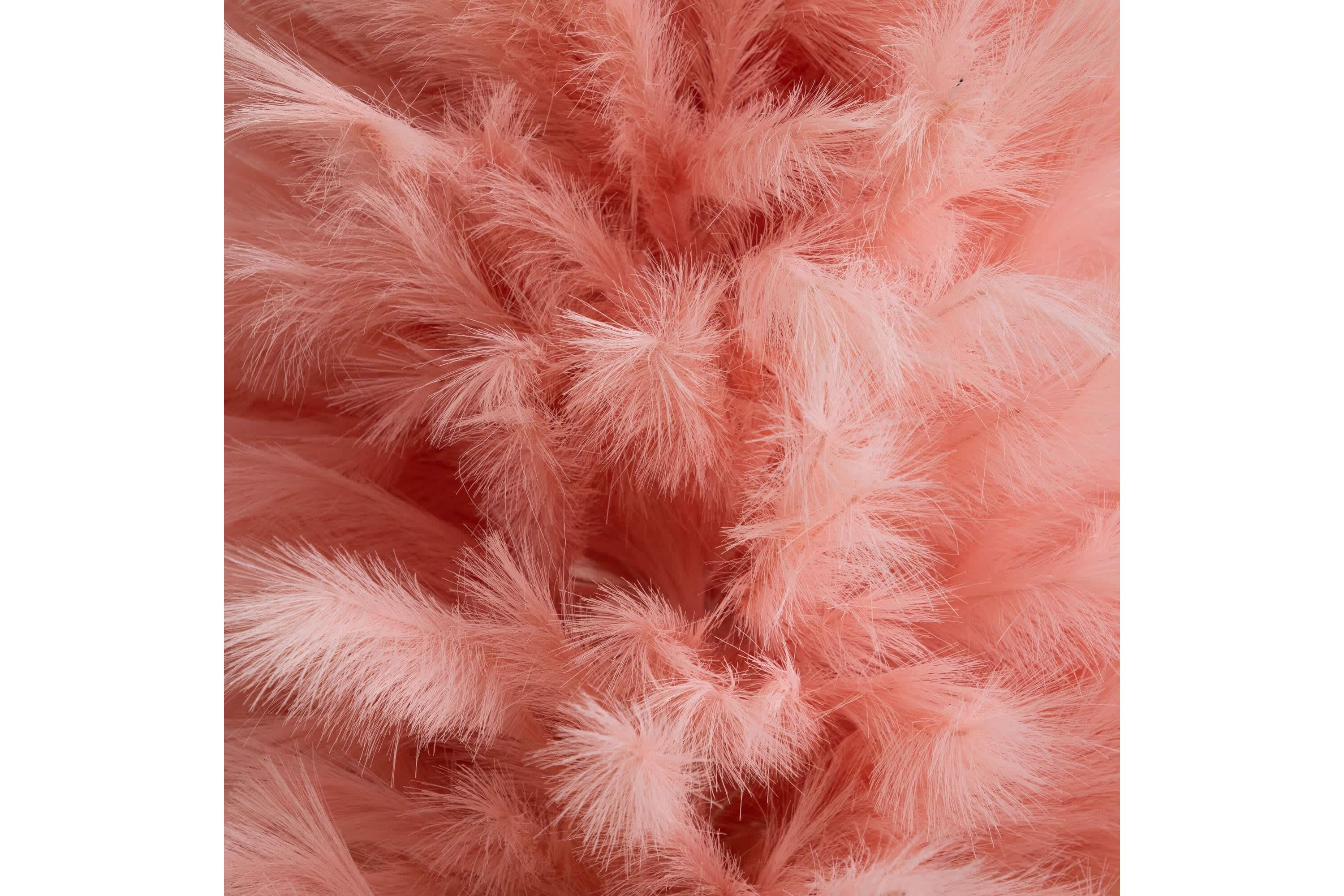 6-Foot Artificial Pink Pampas Grass Christmas Tree