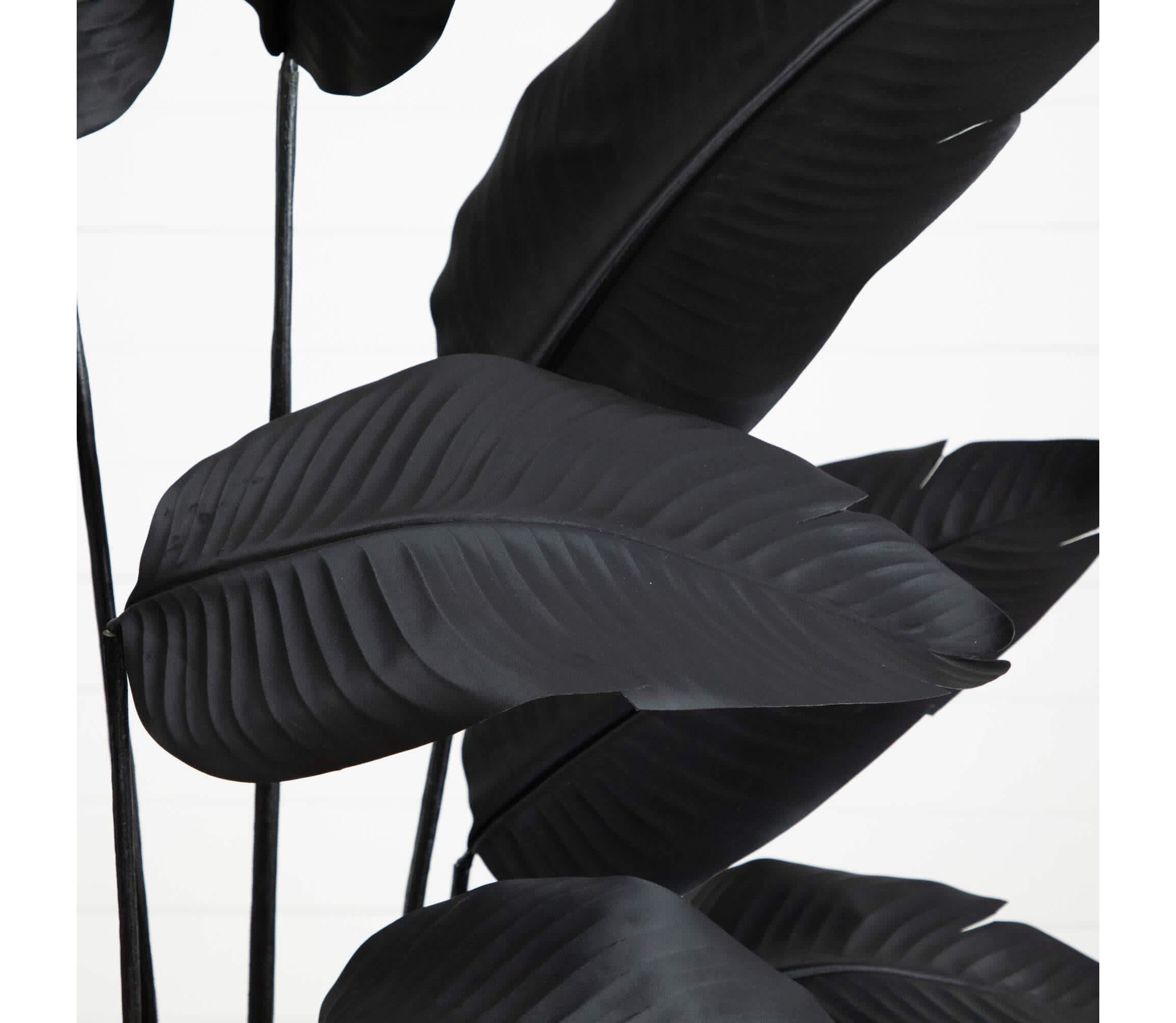 6-Foot Artificial Halloween Black Travelers Palm Tree