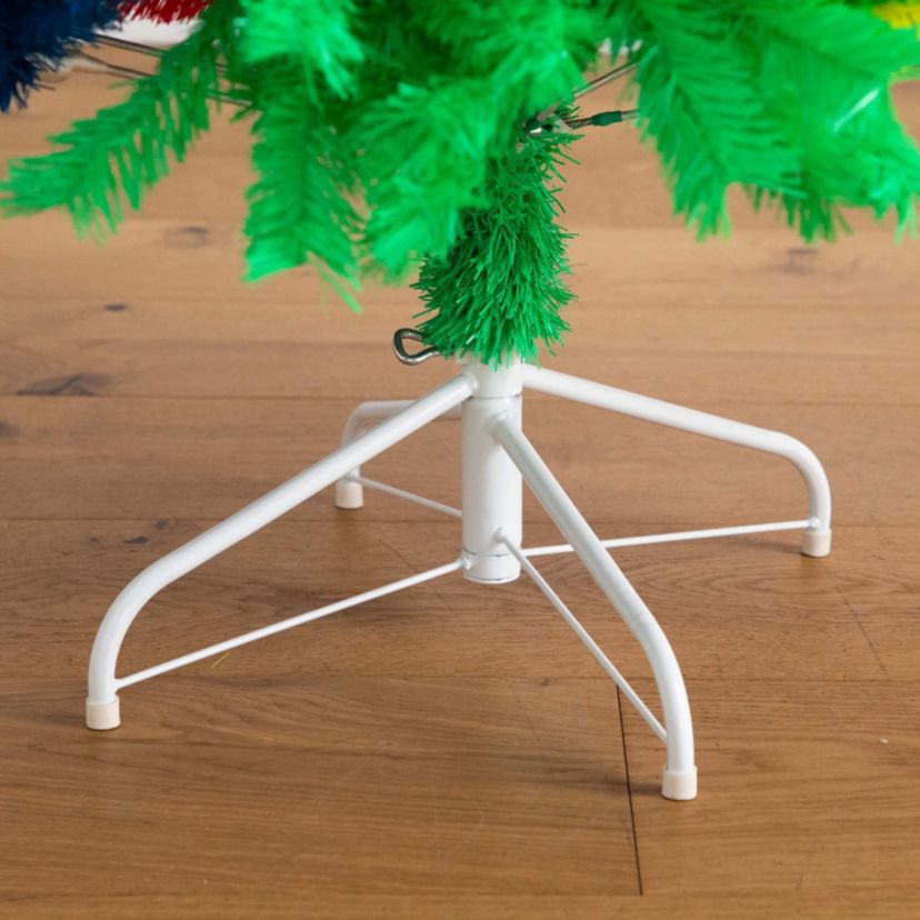 6-Foot Artificial Rainbow Christmas Tree