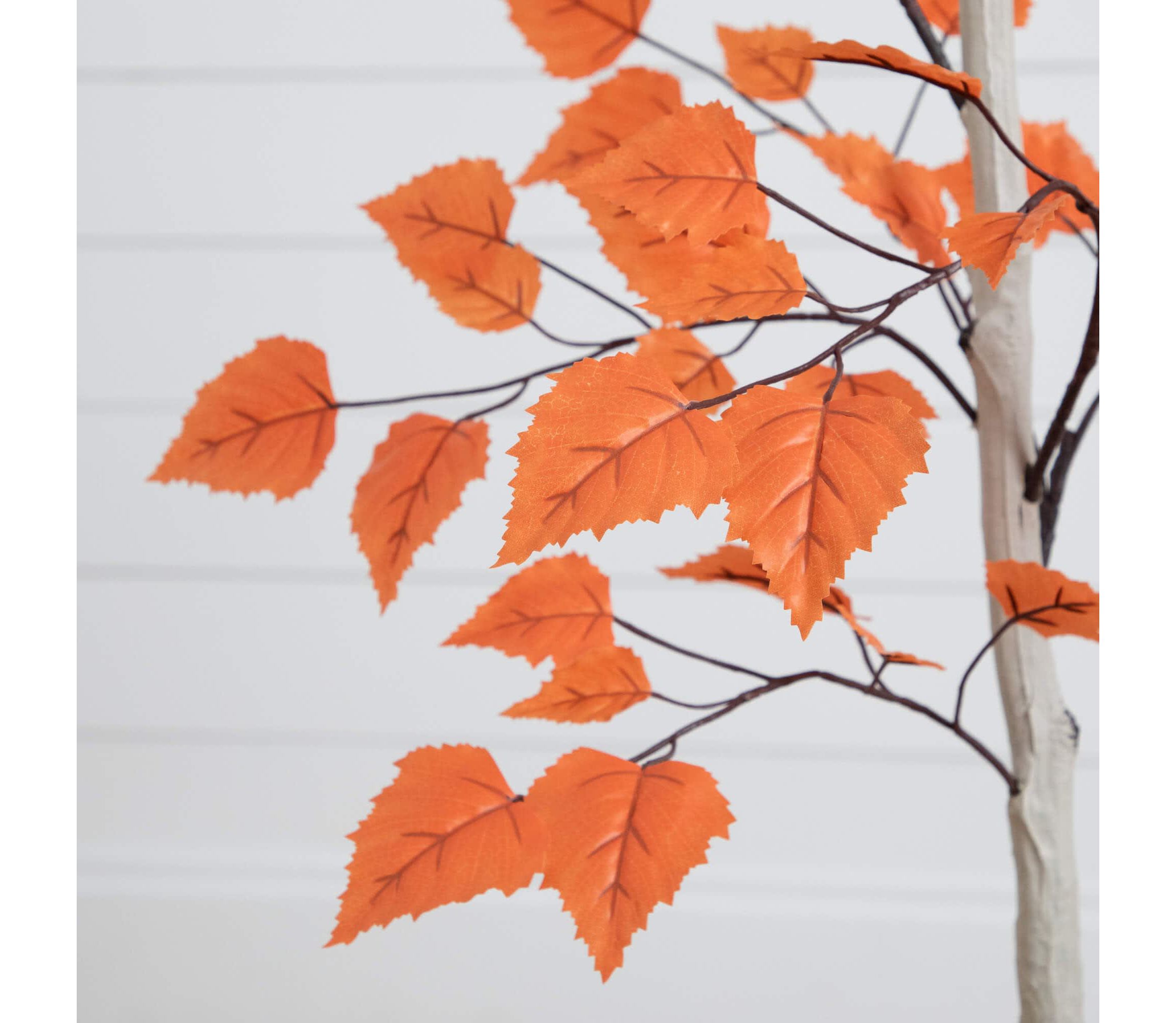 4-Foot Autumn Paper Birch Artificial Fall Tree