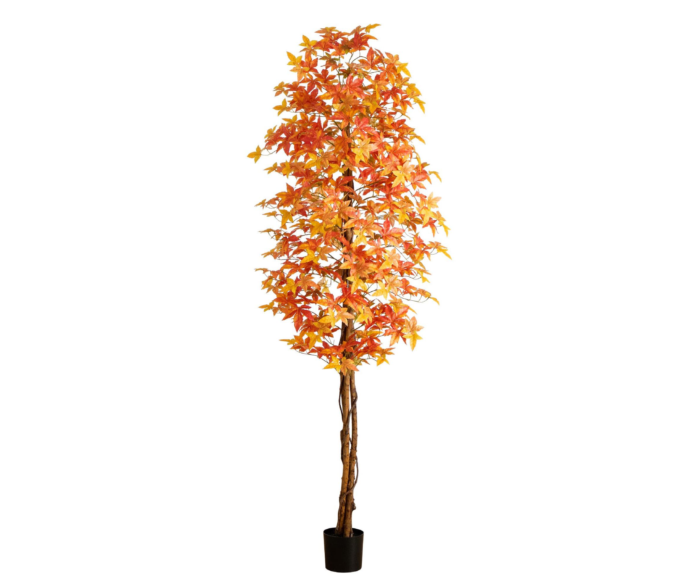 9-Foot Autumn Deluxe Maple Artificial Fall Tree