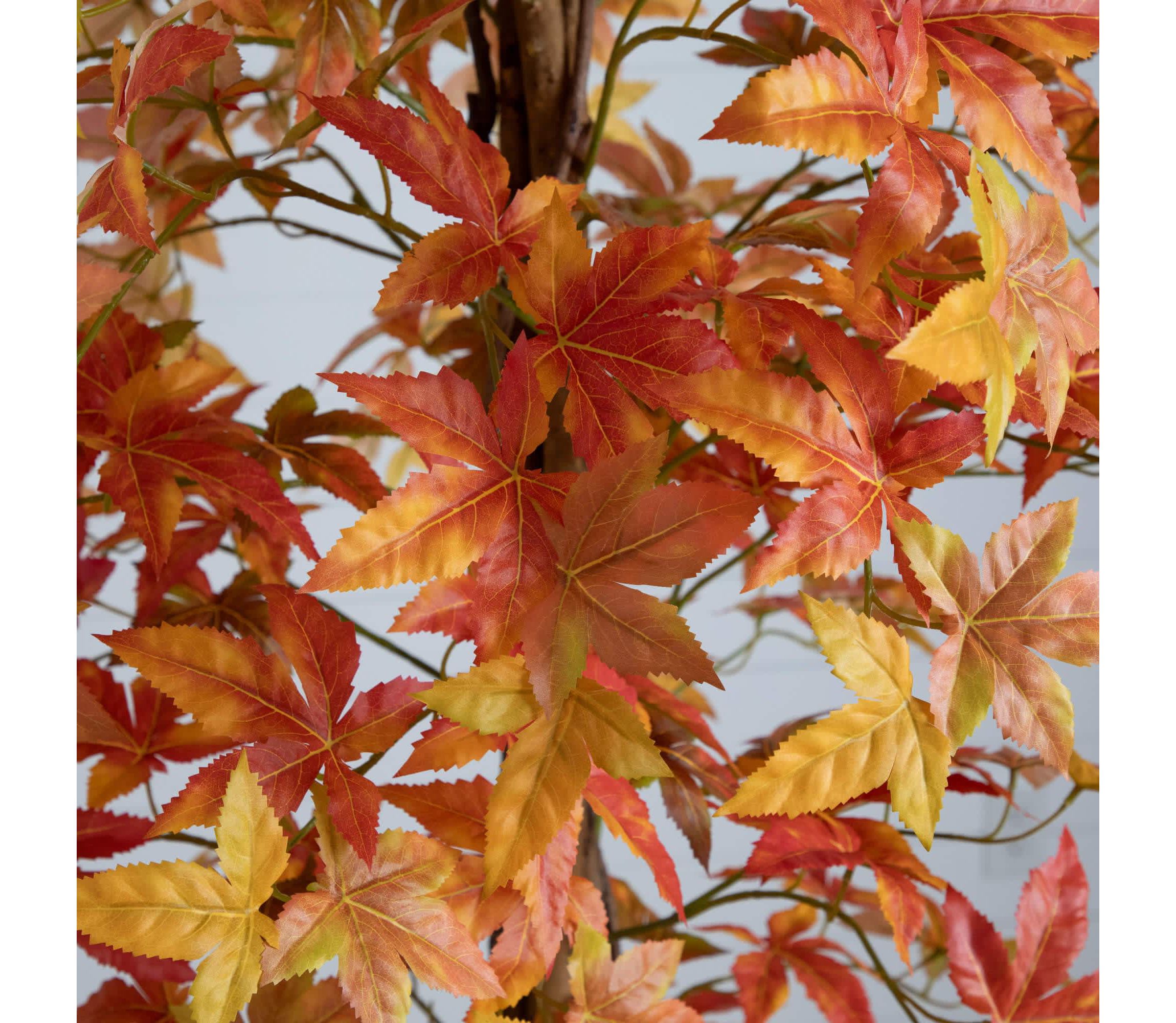 9-Foot Autumn Deluxe Maple Artificial Fall Tree
